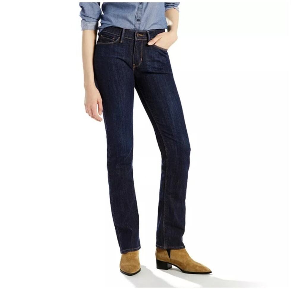 Levi's 525 Perfect Waist Straight Jeans Size 16 NWT Mid Rise Straight Leg NWT